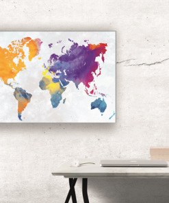 Wereldkaart Kleurrijk